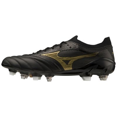 Zapatos De Fútbol Mizuno Morelia Neo IV Beta Japan Mix Hombre - Negros / Dorados - Chile M540JMUVLC